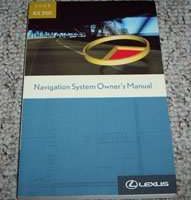 2008 Lexus RX350 Navigation System Owner's Manual