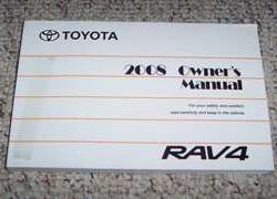 2008 Toyota Rav4 Owner's Manual