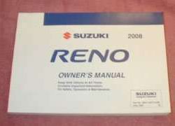 2008 Suzuki Reno Owner's Manual