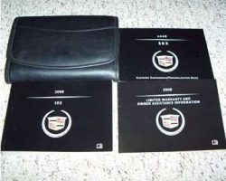 2008 Cadillac SRX Owner Operator User Guide Manual Set