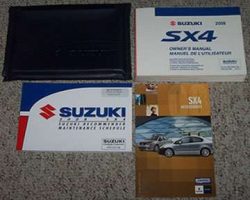 2008 Suzuki SX4 Owner's Manual Set