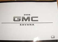 2008 GMC Savana Owner's Manual