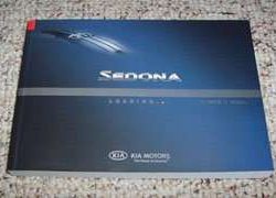 2008 Kia Sedona Owner's Manual