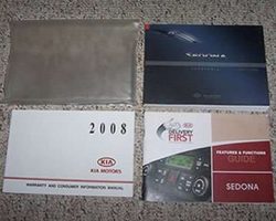 2008 Kia Sedona Owner's Manual Set