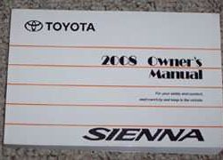 2008 Toyota Sienna Owner's Manual