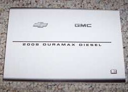 2008 Chevrolet Silverado Duramax Diesel Engine Owner's Manual Supplement