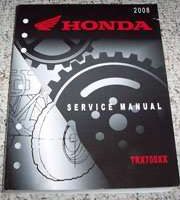 2008 Honda TRX700XX Shop Service Repair Manual