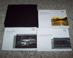 2008 Audi TT Roadster Owner's Manual Set