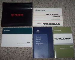 2008 Toyota Tacoma Owner's Manual Set