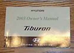 2008 Hyundai Tiburon Owner's Manual
