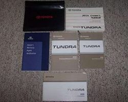 2008 Toyota Tundra Owner's Manual Set