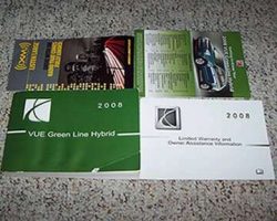 2008 Saturn Vue Hybrid Owner's Manual Set