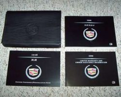 2008 Cadillac XLR Owner's Manual Set