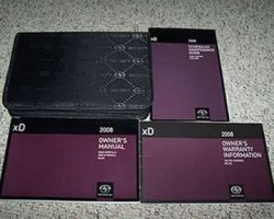2008 Scion xD Owner's Manual Set