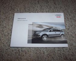 2009 Audi Q7 Owner's Manual