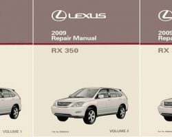 2009 Lexus RX350 Service Repair Manual