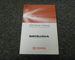 2009 Toyota Sequoia Owners Manual