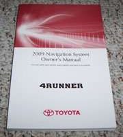 2009 Toyota 4Runner Navigation System Owner's Manual