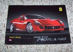 2008 Ferrari 599 GTB Fiorano Owner's Manual