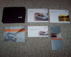 2009 Audi A4 Cabriolet Owner's Manual Set