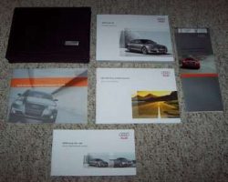 2009 Audi A5 Owner's Manual Set
