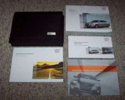 2009 Audi A6 Owner's Manual Set