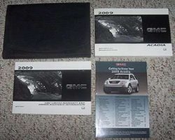 2009 GMC Acadia Owner's Manual Set