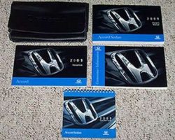 2009 Honda Accord Sedan Owner's Manual Set