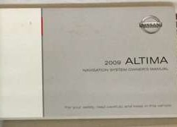 2009 Nissan Altima Navigation System Owner's Manual
