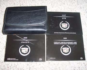 2009 Cadillac CTS & CTS-V Owner's Manual Set