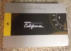 2009 Ferrari California Owner's Manual