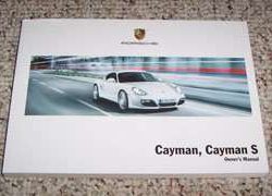 2009 Porsche Cayman & Cayman S Owner's Manual