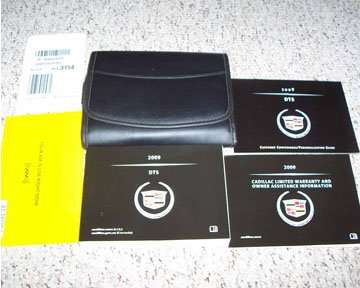 2009 Cadillac DTS Owner's Manual Set