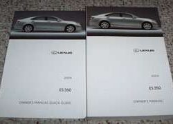 2009 Lexus ES350 Owner's Manual