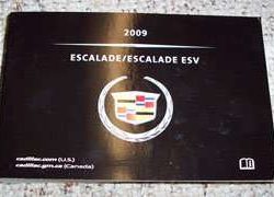2009 Cadillac Escalade & Escalade ESV Including Navigation Owner's Manual