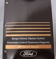 2009 Mercury Mariner Hybrid Powertrain Control & Emissions Diagnosis Service Manual