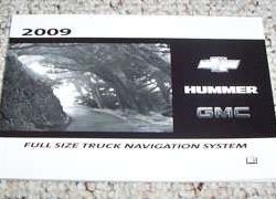 2009 Hummer H2 Navigation System Owner's Manual
