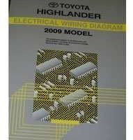 2009 Toyota Highlander Electrical Wiring Diagram Manual