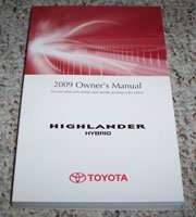2009 Toyota Highlander Hybrid Owner's Manual