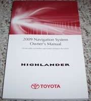 2009 Toyota Highlander Navigation System Owner's Manual