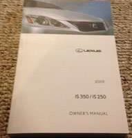 2009 Lexus IS350 & IS250 Owner's Manual