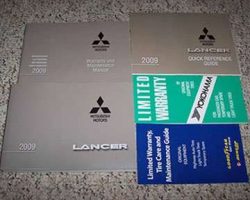 2009 Mitsubishi Lancer Owner's Manual Set