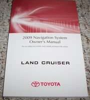 2009 Toyota Land Cruiser Navigation System Owner's Manual