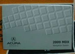 2009 Acura MDX Navigation System Owner's Manual