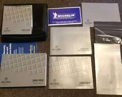 2009 Acura MDX Owner's Manual Set