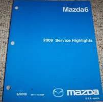 2009 Mazda6 Service Highlights Manual