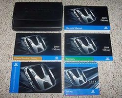 2009 Honda Odyssey Owner's Manual Set