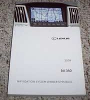 2009 Lexus RX350 Navigation System Owner's Manual