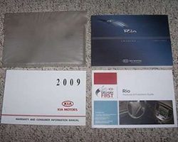 2009 Kia Rio Owner's Manual Set