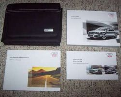 2009 Audi S8 Owner's Manual Set